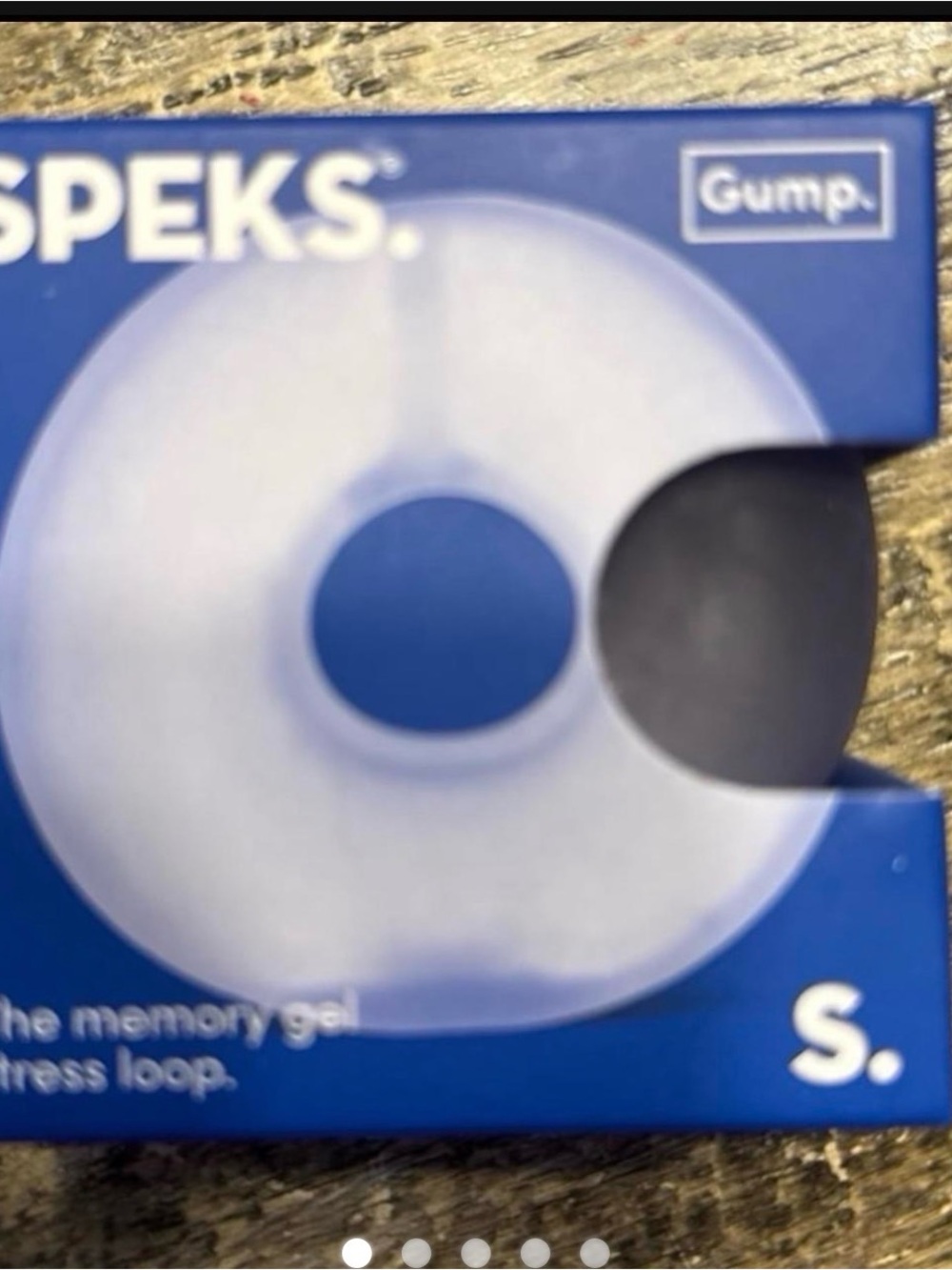 SPEKS Memory Gel Stress Loop — Blue Soothing Fidget